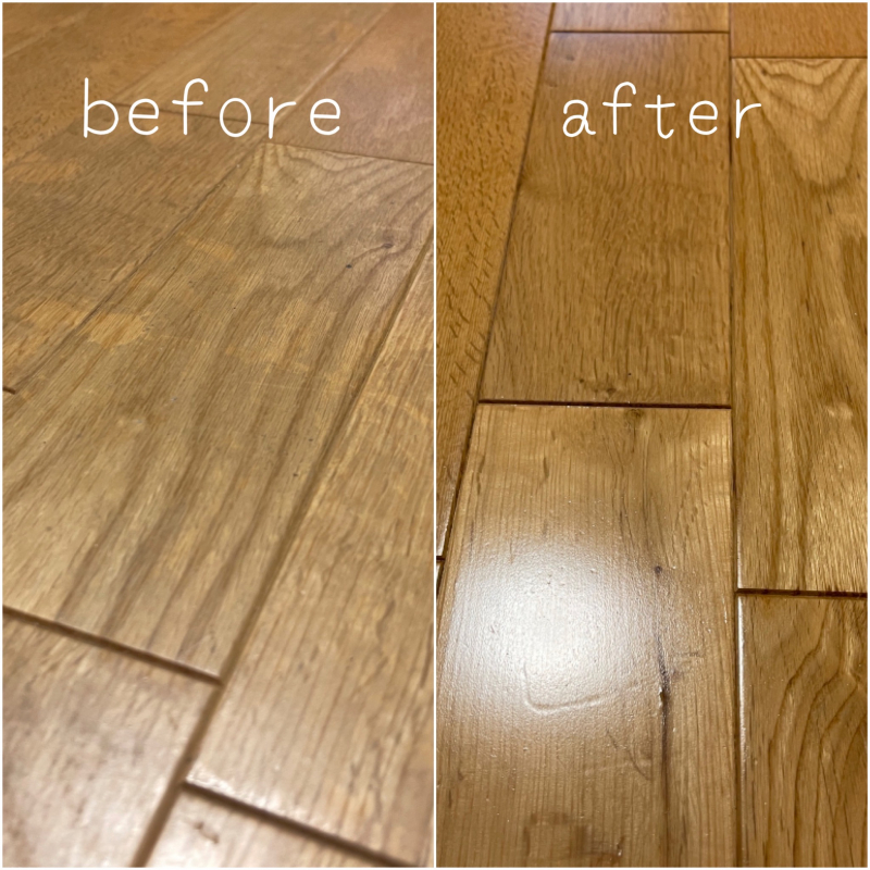 床の洗浄+ワックスがけ【入居前の空室・お住まい中の在宅】
